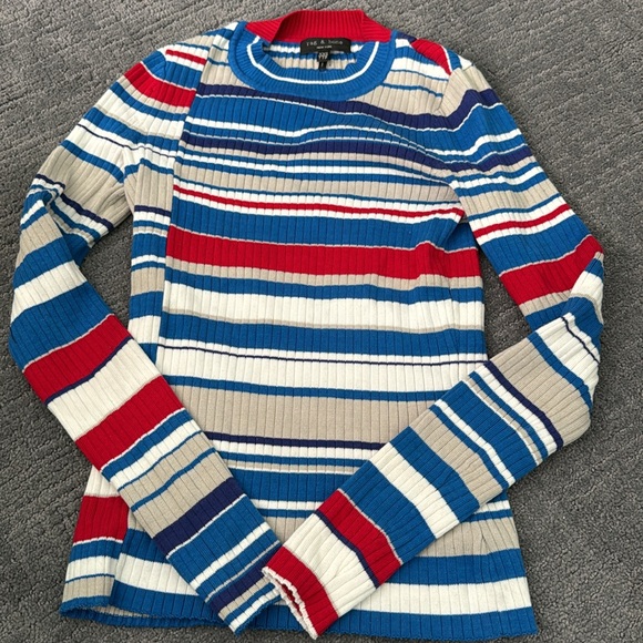 Rag and bone ribbed sweater top - Picture 3 of 3